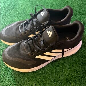 Adidas Men’s Size 13 Runfalcon 5 Wide Black & White Shoes CLEAN